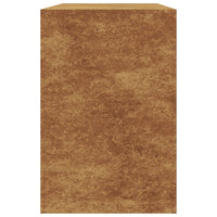 Rack per Legna da Ardere 100x40x60 cm in Acciaio Corten