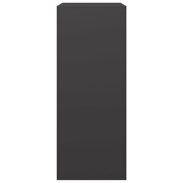 Portalegna 60 x 40 x 100 cm in acciaio nero 02_0043720