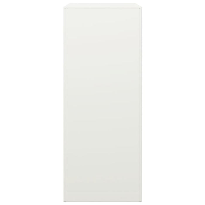 vidaXL Rastrelliera per Legna da Ardere Bianca 60x40x100 cm in Acciaio