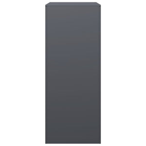 Rastrelliera per Legna da Ardere Antracite 60x40x100 cm Acciaio 850991