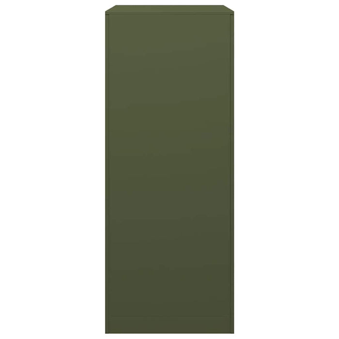 Rastrelliera per Legna da Ardere Verde 60x40x100 cm in Acciaio 850992