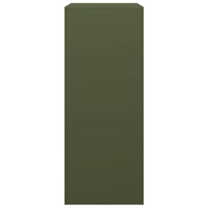 Portalegna 60 x 40 x 100 cm in acciaio verde 02_0043721