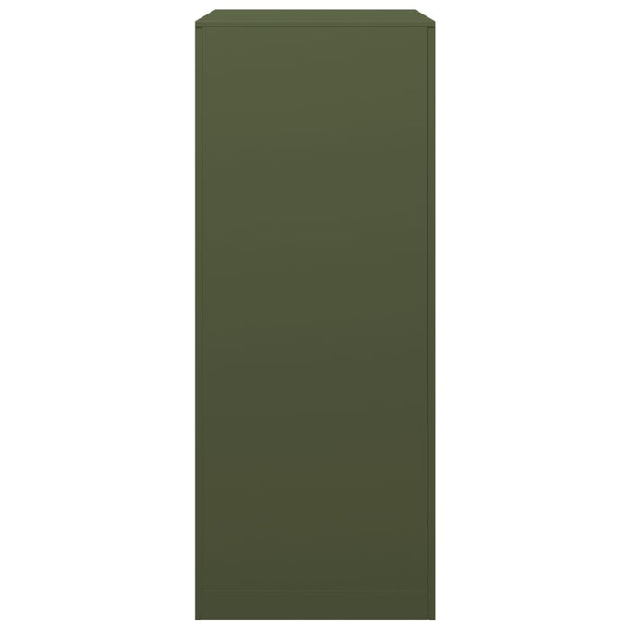 Portalegna 60 x 40 x 100 cm in acciaio verde 02_0043721