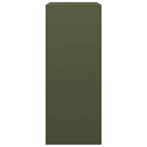 vidaXL Rastrelliera per Legna da Ardere Verde 60x40x100 cm in Acciaio