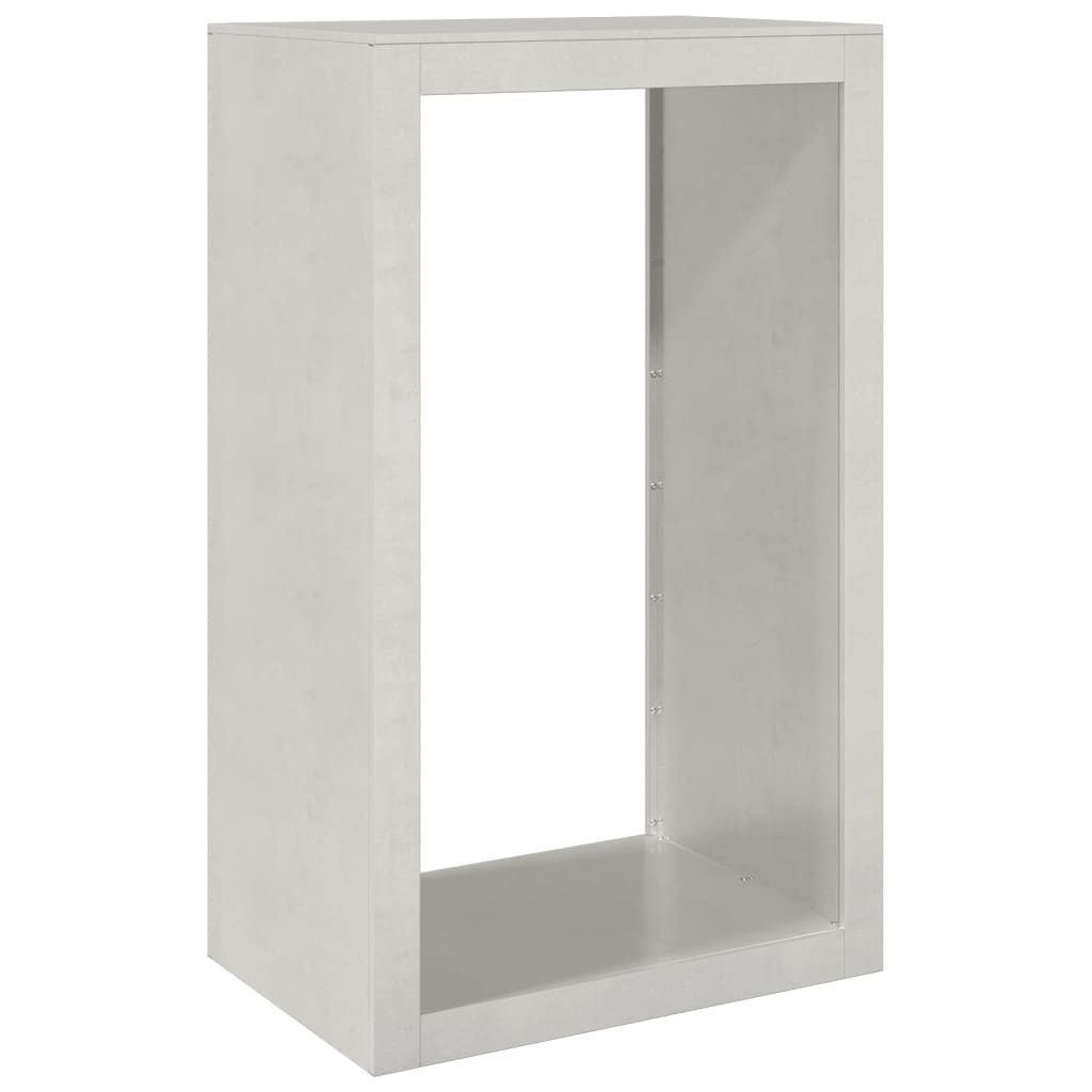 Rastrelliera per Legna da Ardere-Portalegna 60x40x100 cm in Acciaio Inox