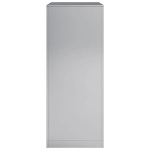 Portalegna 60 x 40 x 100 cm in acciaio zincato grigio 02_0043723