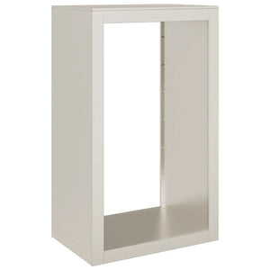 Rack per Legna da Ardere 60x40x100 cm in Acciaio Corten