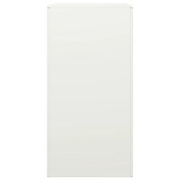 Rastrelliera per Legna da Ardere Bianca 60x40x80 cm in Acciaio