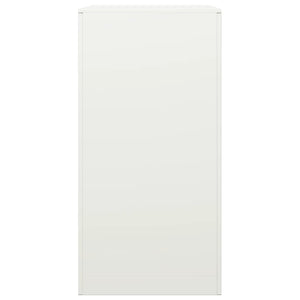 Rastrelliera per Legna da Ardere-Portalegna Bianca 60x40x80 cm in Acciaio