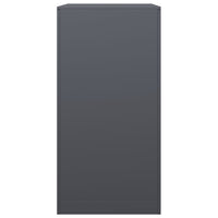 vidaXL Rastrelliera per Legna da Ardere Antracite 60x40x80 cm Acciaio