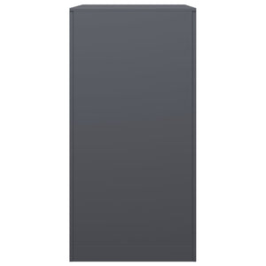 Rastrelliera per Legna da Ardere-Portalegna Antracite 60x40x80 cm Acciaio