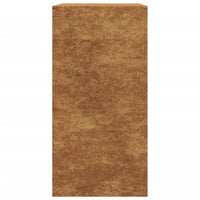 Portalegna 60 x 40 x 80 cm acciaio corten Marrone 02_0043736