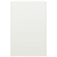 vidaXL Rastrelliera per Legna da Ardere Bianca 60x40x60 cm in Acciaio