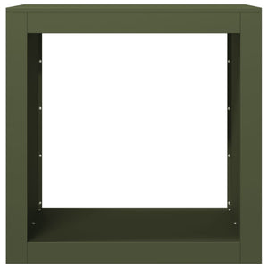 Portalegna 60 x 40 x 60 cm in acciaio verde 02_0043728