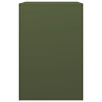 vidaXL Rastrelliera per Legna da Ardere Verde 60x40x60 cm in Acciaio