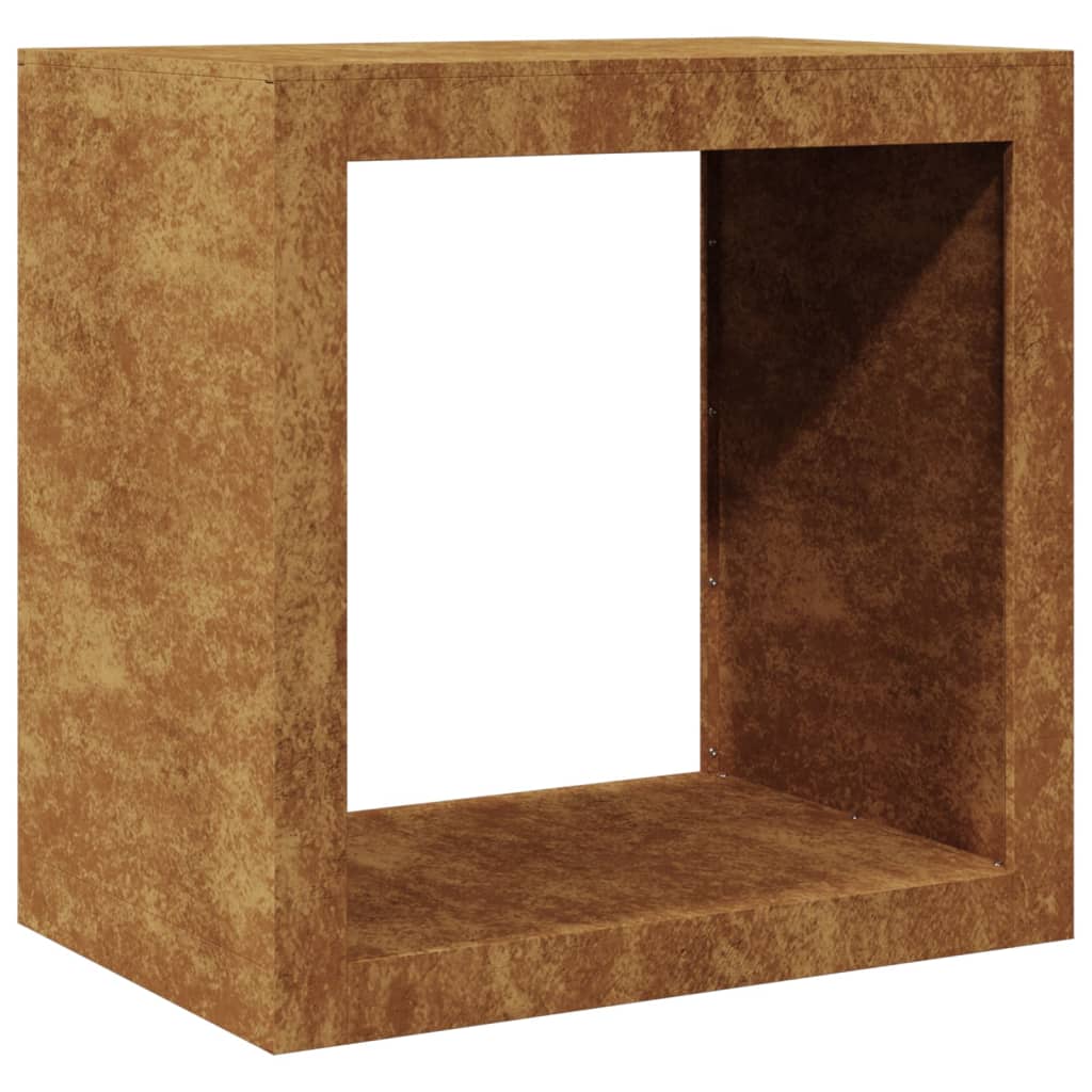 Portalegna 60x40x60 cm in Acciaio Corten 851009