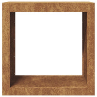 Portalegna 60x40x60 cm in Acciaio Corten