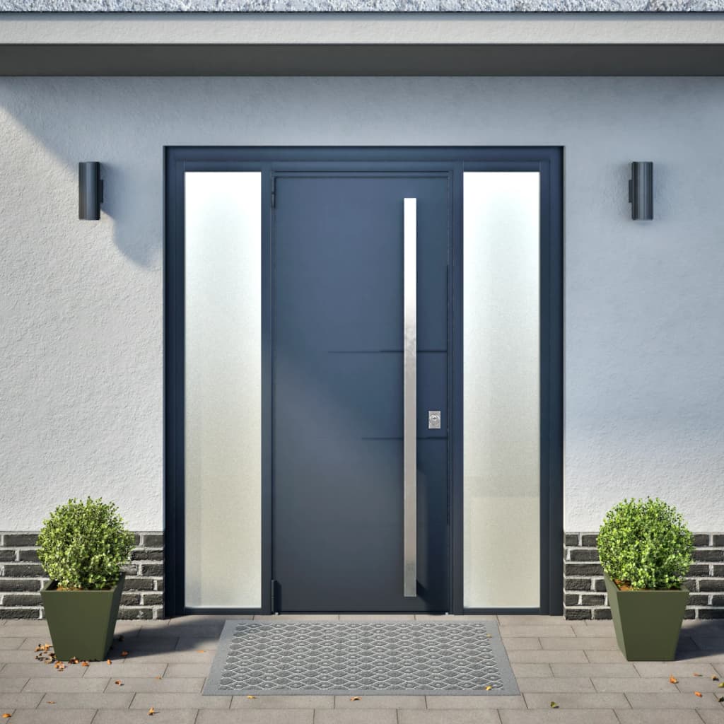 Fioriere da Giardino 2 pz Verde Oliva 30x30x30 cm in Acciaio 851045