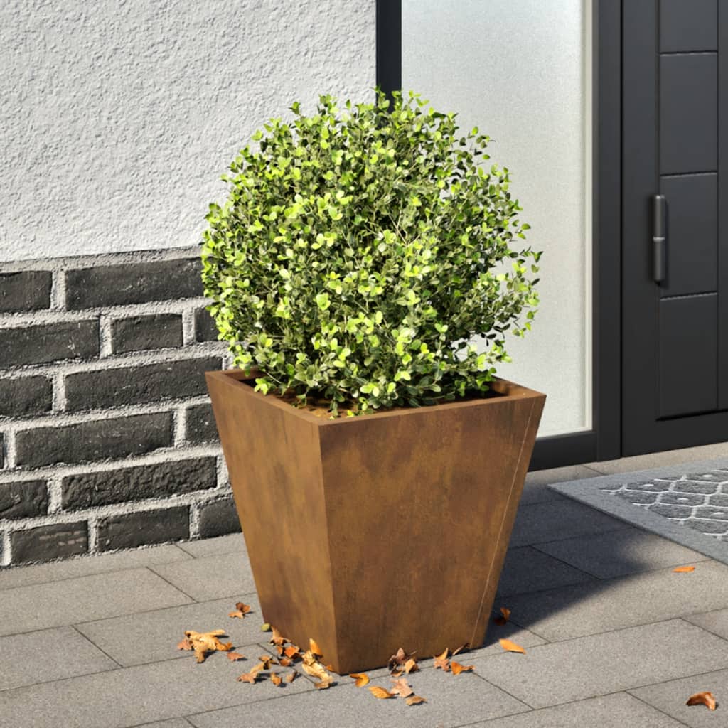 vidaXL Fioriera da Giardino 30x30x30 cm in Acciaio Corten