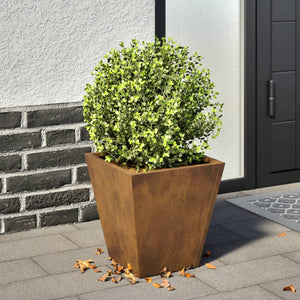 Fioriera da Giardino 30x30x30 cm in Acciaio Corten 851050