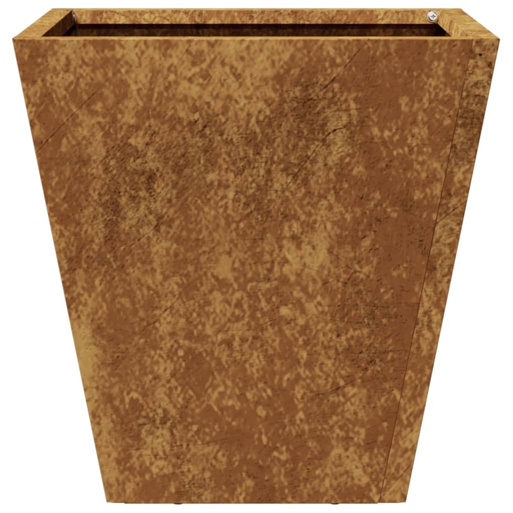 Fioriere da Giardino 2 pz 30x30x30 cm in Acciaio Corten 851051