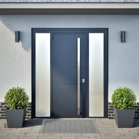 Fioriere da Giardino 2 pz Antracite 40x40x40 cm in Acciaio 851057