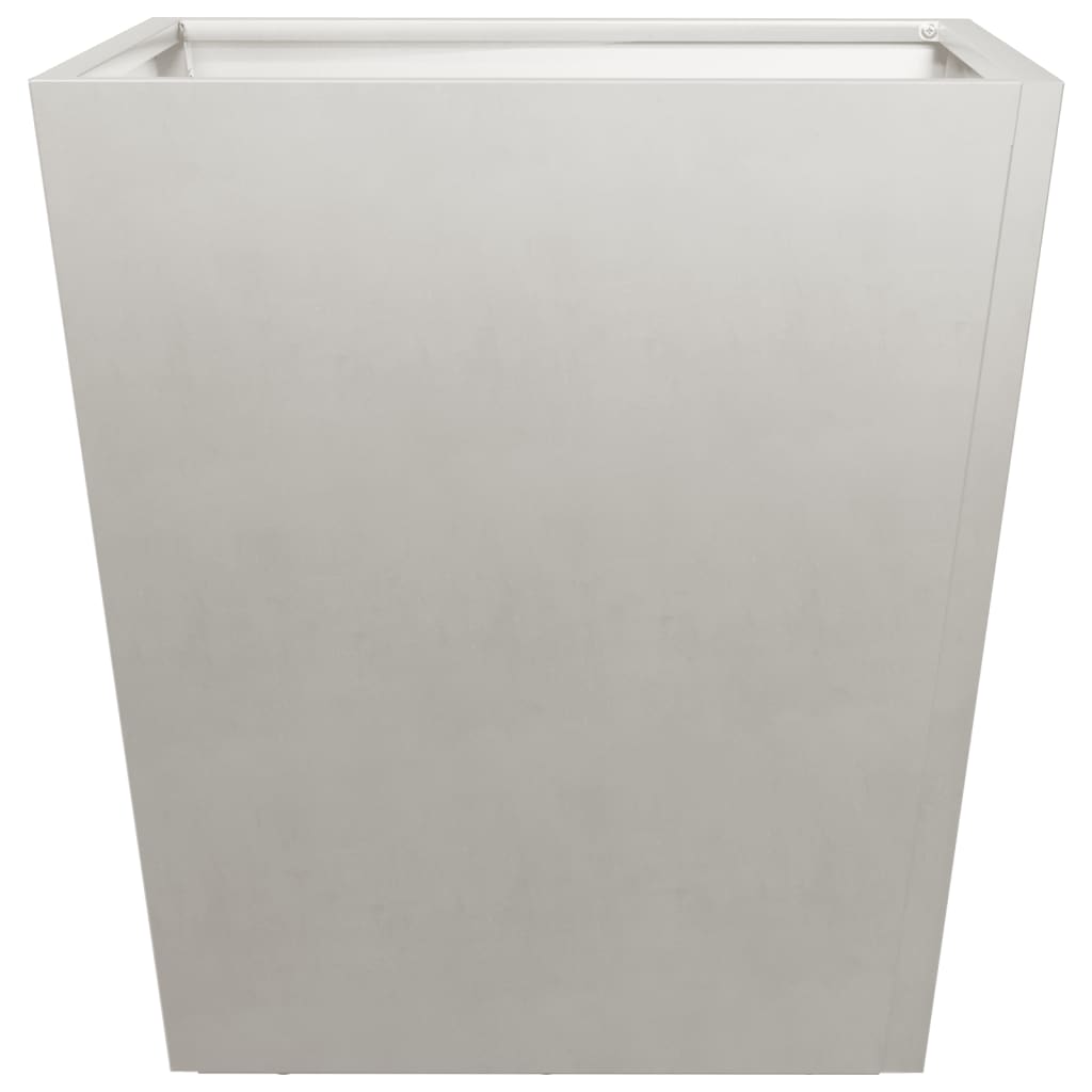 Fioriere da Giardino 2 pz 40x40x40 cm in Acciaio Inox 851061