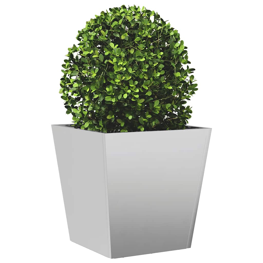 Fioriera da Giardino-Vaso da Esterno 40x40x40 cm in Acciaio Zincato 574573