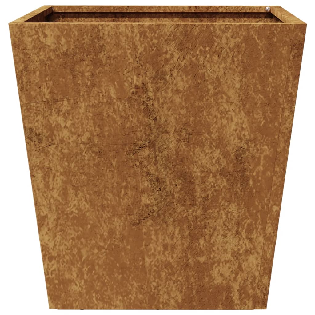 Fioriere da Giardino 2 pz 40x40x40 cm in Acciaio Corten 851065