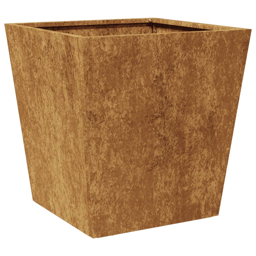 Fioriere da Giardino 2 pz 40x40x40 cm in Acciaio Corten 851065