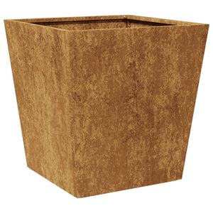 Fioriere da Giardino 2 pz 40x40x40 cm in Acciaio Corten 851065