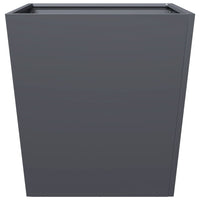 vidaXL Fioriere da Giardino 2 pz Antracite 50x50x50 cm in Acciaio
