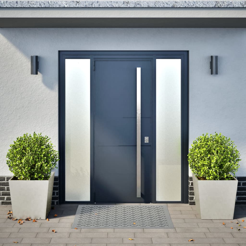 Fioriere da Giardino 2 pz 50x50x50 cm in Acciaio Inox 851075