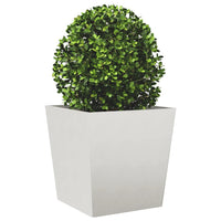 Fioriere da Giardino 2 pz 50x50x50 cm in Acciaio Inox 851075