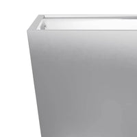 Fioriera da Giardino-Vaso da Esterno 50x50x50 cm in Acciaio Zincato 566996