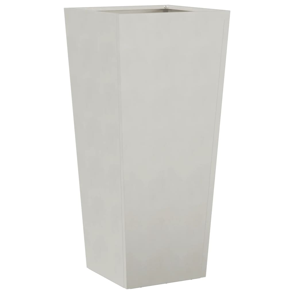 Fioriera da Giardino-Vaso da Esterno 35x35x75 cm in Acciaio Inox
