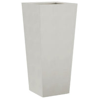 Fioriera da Giardino-Vaso da Esterno 35x35x75 cm in Acciaio Inox
