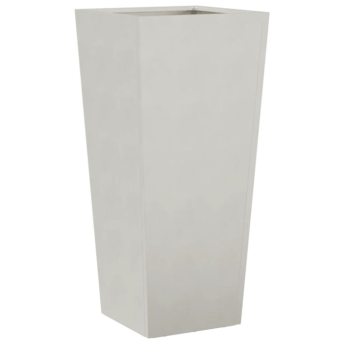 Fioriera da Giardino-Vaso da Esterno 35x35x75 cm in Acciaio Inox
