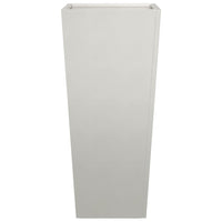 Fioriera da Giardino 35x35x75 cm in Acciaio Inox