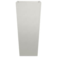 Fioriera da Giardino-Vaso da Esterno 35x35x75 cm in Acciaio Inox