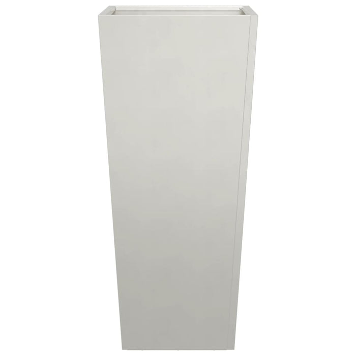 Fioriere da Giardino 2 pz 35x35x75 cm in Acciaio Inox 851089