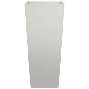 Fioriere da Giardino 2 pz 35x35x75 cm in Acciaio Inox 851089