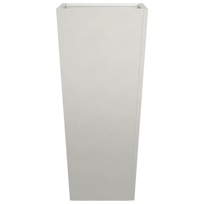 Fioriere da Giardino 2 pz 35x35x75 cm in Acciaio Inox