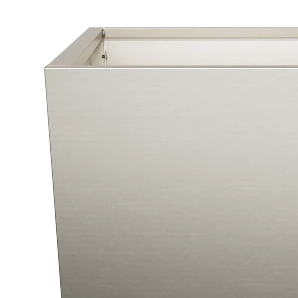 Fioriere da Giardino 2 pz 35x35x75 cm in Acciaio Corten 851093