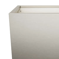 Fioriere da Giardino 2 pz 35x35x75 cm in Acciaio Corten 851093