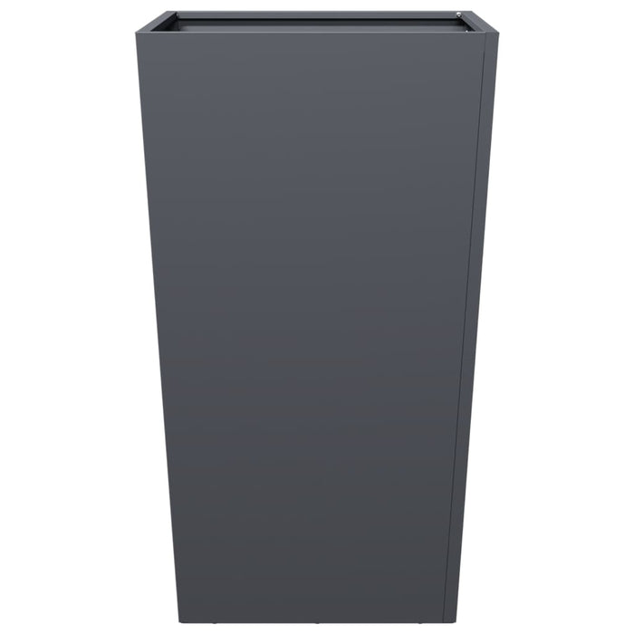 Fioriere da Giardino 2 pz Antracite 45x45x75 cm in Acciaio 851099