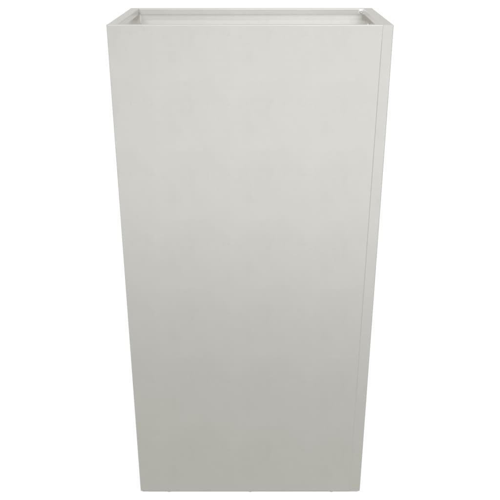 vidaXL Fioriere da Giardino 2 pz 45x45x75 cm in Acciaio Inox