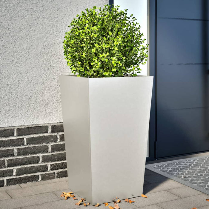 vidaXL Fioriere da Giardino 2 pz 45x45x75 cm in Acciaio Inox