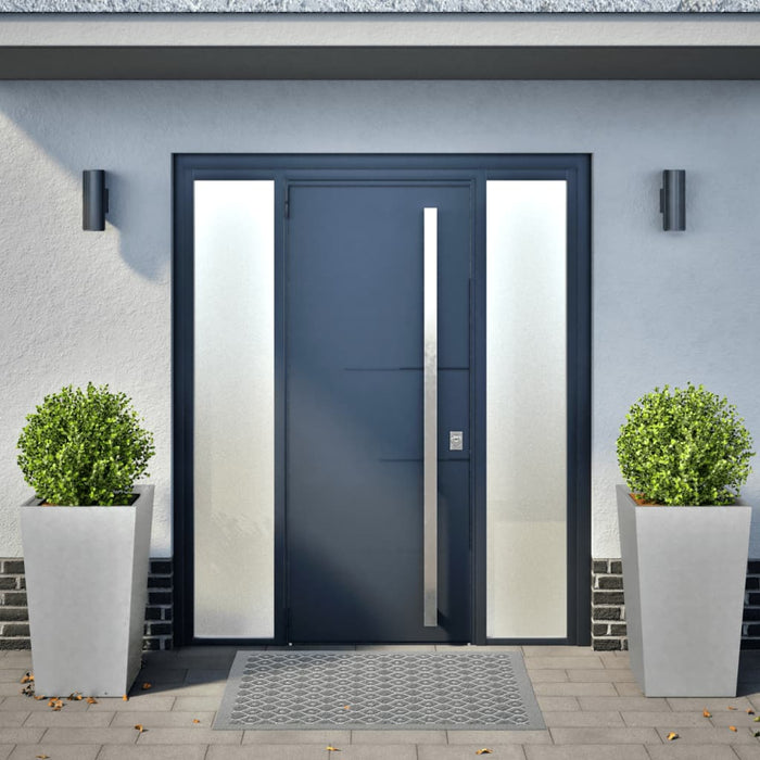 Fioriere da Giardino 2 pz 45x45x75 cm in Acciaio Zincato 851105