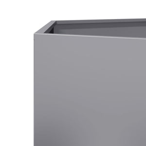 Fioriera da Giardino Esagono 46x40x45 cm in Acciaio Zincato 851118